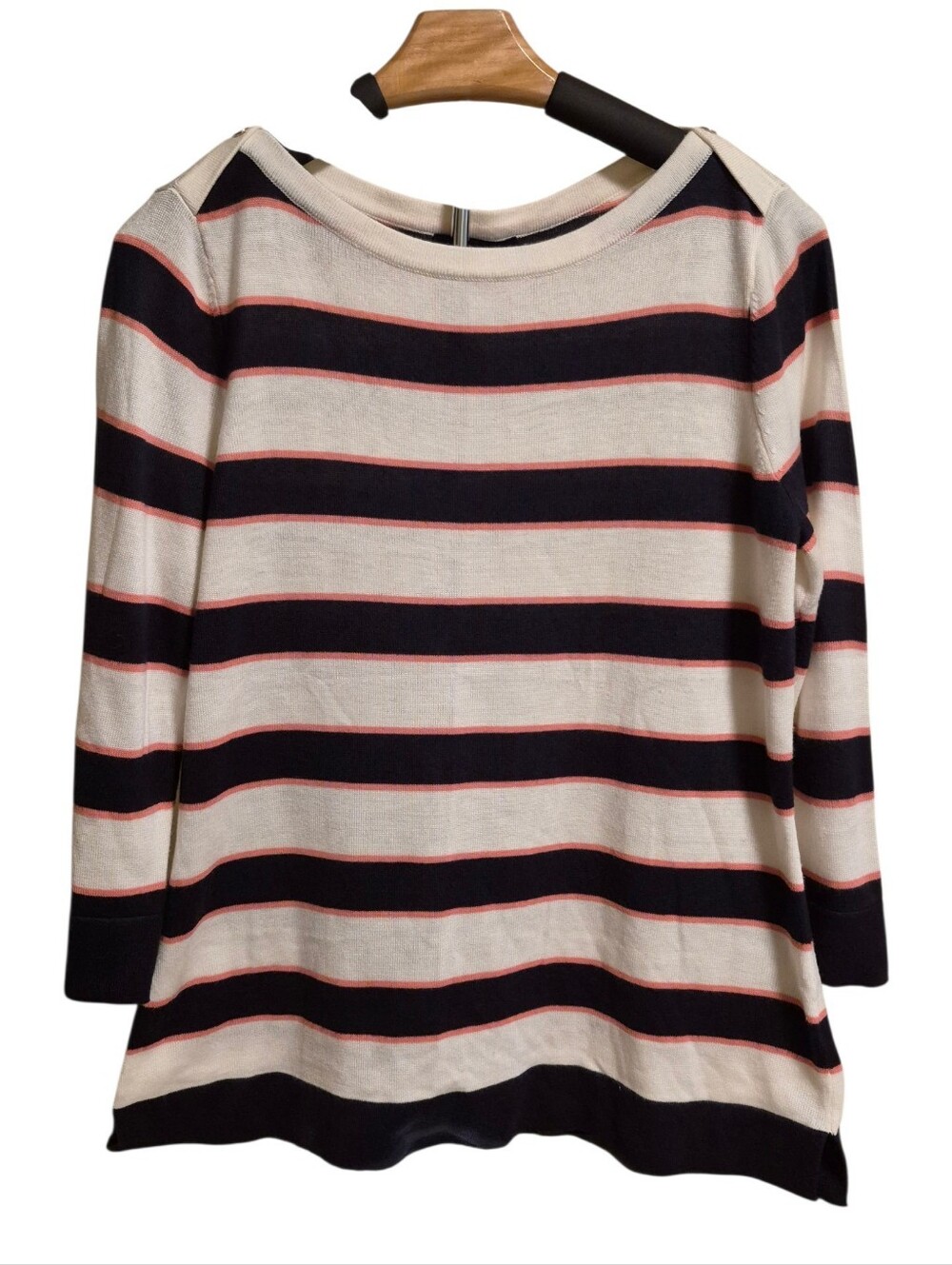 Tommy Hilfiger Striped Boatneck Sweater - Size Xl